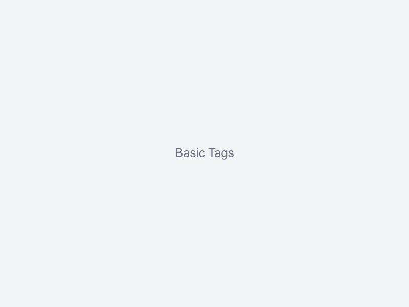 Basic Tags